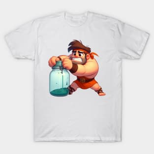 Hercules Struggles To Open A jar T-Shirt